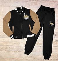 Костюм Спорт Lima Kids 2509 black-beige - делук