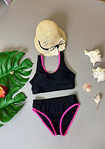Купальник Sun&Sea 9139 black-fuchsia - делук