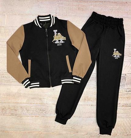 Костюм Спорт Lima Kids 2509 black-beige - делук