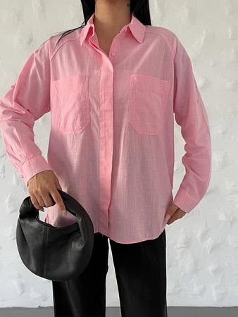 Рубашка New Season 8361 pink - делук