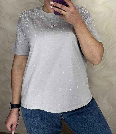 Футболка Levisha 26108 grey - делук