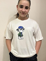 Футболка Moda School M516 white - делук