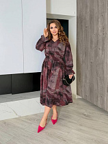 Платье Adam&Eva 246 brown - делук