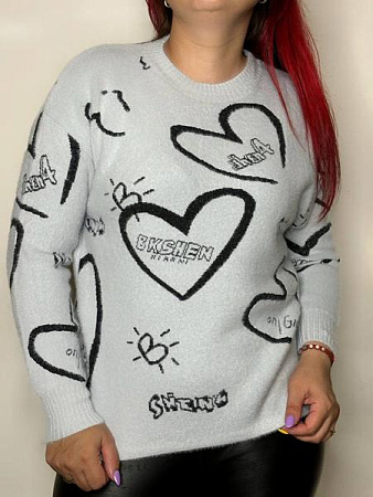 Свитер Kosta 59772 l.grey - делук