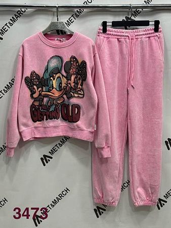 Костюм Спорт Met&March 3473 pink - делук