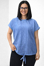 Футболка Elena&Vika 25044 l.blue - делук