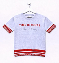 Футболка Dino DN405 l.grey - делук