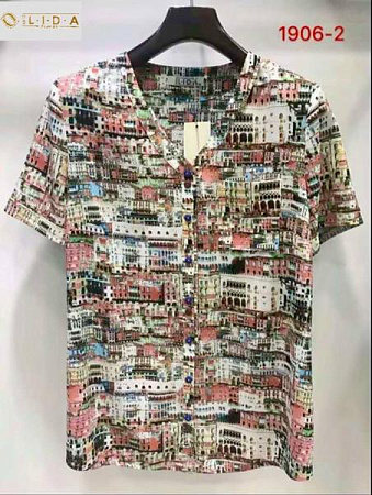 Рубашка Lida 1906-2 brown - делук