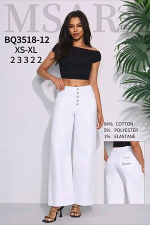 Джинсы Jeans Club BQ3518-12 white - делук