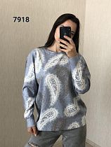 Свитер Fsn 7918 l.blue - делук