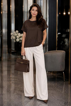 Футболка Loren 613 brown - делук