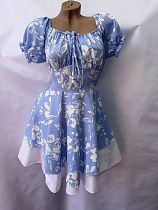 Платье Namik NM123 l.blue - делук
