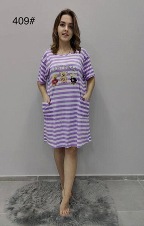 Ночнушка Anion 409 purple - делук