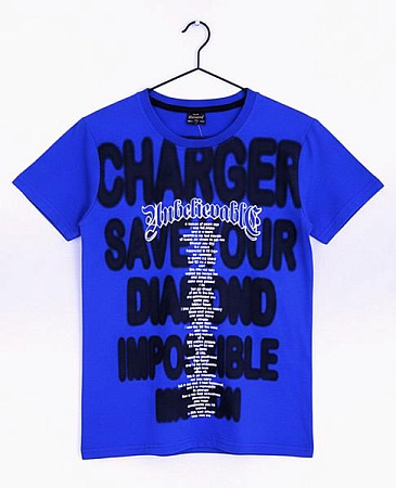 Футболка Dino DN102 blue - делук