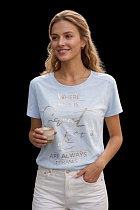 Футболка Levisha 25033 l.blue - делук