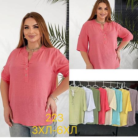 Блузка Jjf 223 khaki - делук