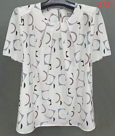 Футболка Lida 2721 white - делук