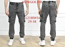 Джинсы God Baron L2189 black - делук