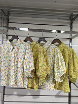 Рубашка Trend 2048 white-yellow - делук