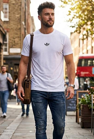 Футболка Delviago DL780 white - делук