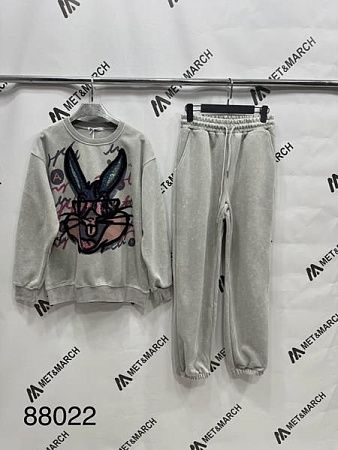 Костюм Спорт Met&March 88022 l.grey - делук