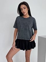 Футболка New Season 8447 d.grey - делук