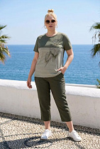 Футболка Kosta 2920-2 khaki - делук
