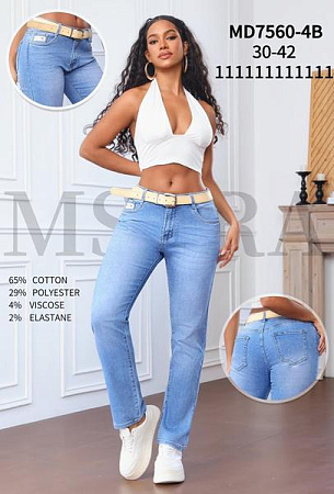 Джинсы Miss Kurry MD7560-4B l.blue (30-35) - делук
