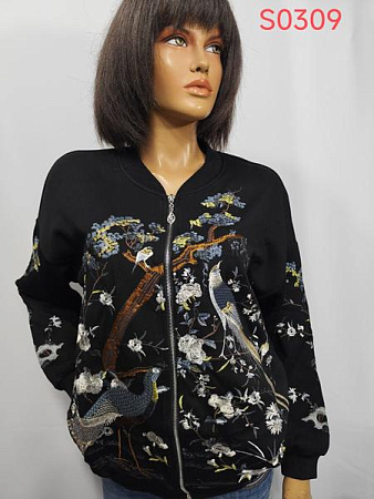 Кофта Lida S0309 black - делук