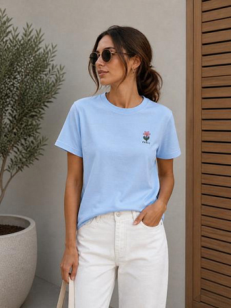Футболка New Season F023 l.blue - делук
