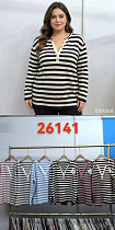 Свитер Levisha 26141 brown - делук