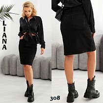 Юбка Beki 308 black - делук