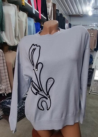 Свитер Julia JL1036 l.blue - делук