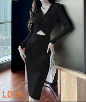 Платье Jm L006 black - делук