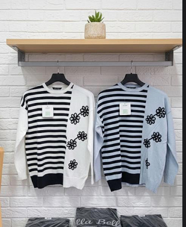 Свитер Julia JL977 l.blue - делук