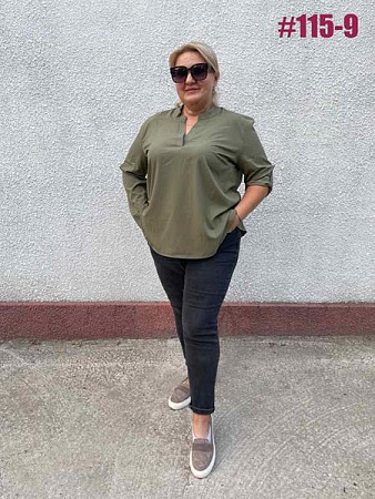 Блузка Bat 115-9 khaki - делук
