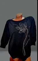 Свитер Julia JL1026 black - делук