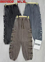 Штаны Saint Wish 89018D grey - делук