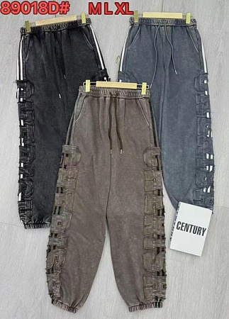 Штаны Saint Wish 89018D grey - делук