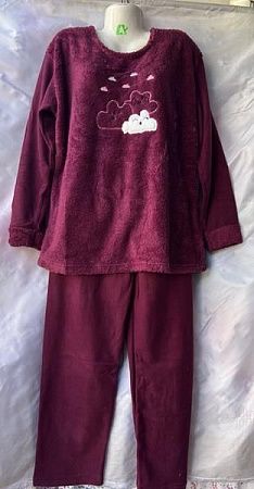 Пижама Homewear HW25 wine - делук