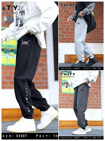 Штаны Спорт Delfinka 02607 l.grey - делук