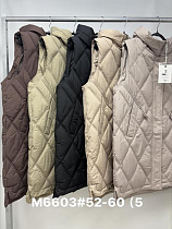 Жилетка Jacket M6603 brown - делук