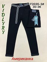 Джинсы Vidlyry 2035-3 black - делук