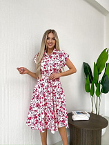 Платье Arina 2444 red - делук