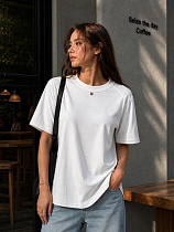 Футболка New Season F1730 white - делук