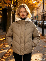 Куртка Jacket B3320 beige - делук