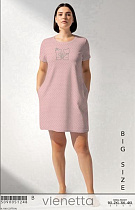 Ночнушка Trikotag T463 pink - делук