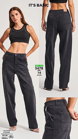 Джинсы Ruxa 3478-2-14 black - делук