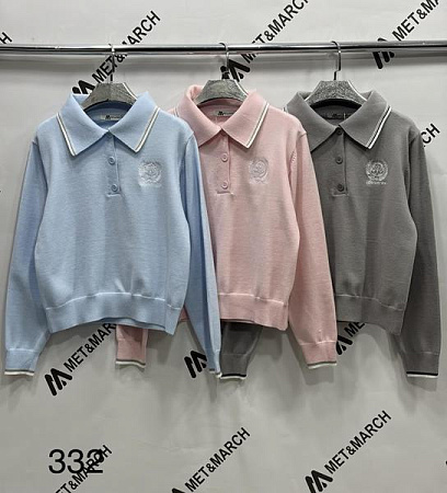 Свитер Met&March 332 grey - делук