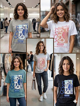 Футболка Samo 5805-9 grey - делук
